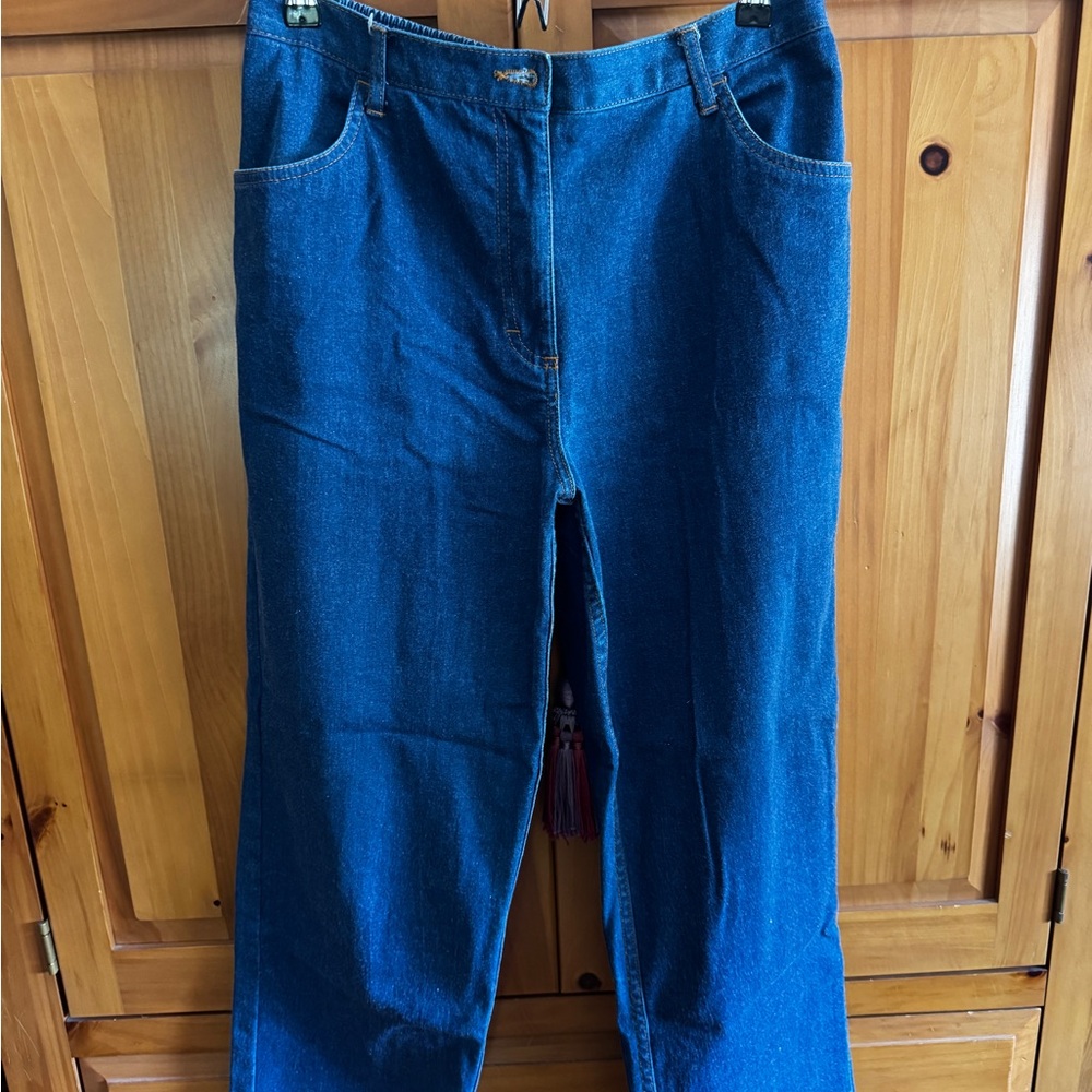 BonWorth Women's Straight Leg Jeans medium Blue